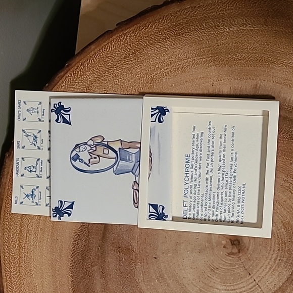 NWT Vintage KLM Delft business class tile collection - Picture 8 of 10